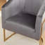 Chaises de salle à manger rembourrées en velours 19 po Sistrunk-772603335-772603328