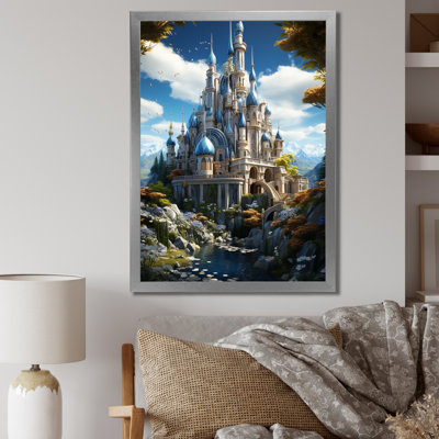 Résidence royale sur toile