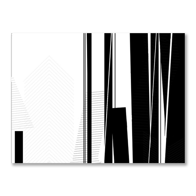 «Capital Lines», impression sans cadre, Plastique / acrylique, H 16 po x l 20 po