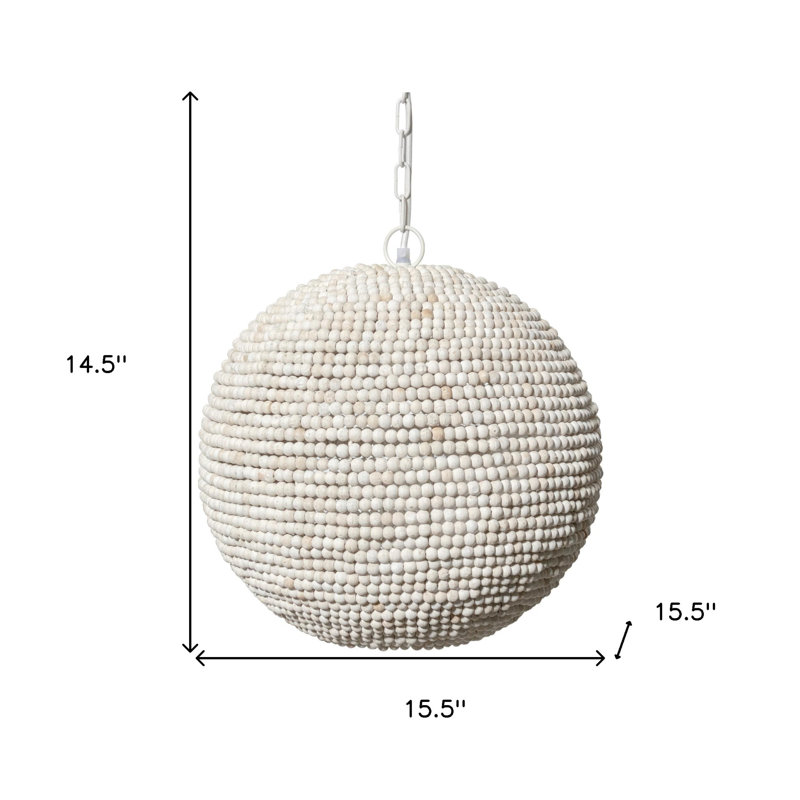 Luminaire sphère suspendu 1 lumières simple Magruder