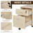 Brittani 40cm Wide 2 -Drawer Mobile File Cabinet-85498927