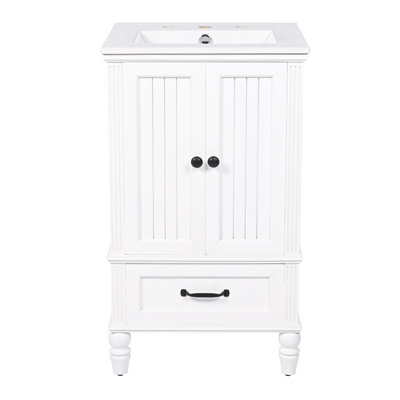 20-inch bathroom vanity with sink