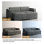 Berlare 2 - Piece Upholstered Corduroy Modular Sectional Sofa – Fully Compressed, No Assembly Required-2074165481