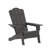 Ayleah Commercial Grade All-Weather Adirondack Chair with Swiveling Cupholder-1178522246