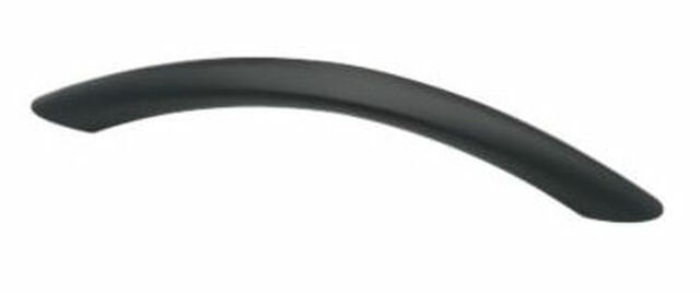 Case Lot (200) - 5" Contemporary Bow Pull Flat Black, 200 Pack, Flat Black