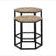 Natural and Black 2-Piece Nesting Table
