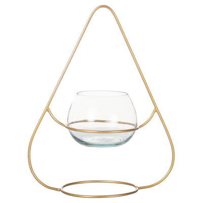 9.1'' H Iron Tabletop Votive Holder