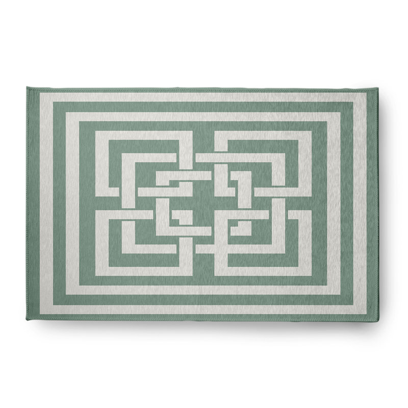 Pasty Chenille Geometric Indoor Rug, Rectangle 4' x 6'