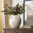 Vintage Mutli-Color Gray and White Terracotta 11-Inch Round Amphora Vase with Handles-317410981