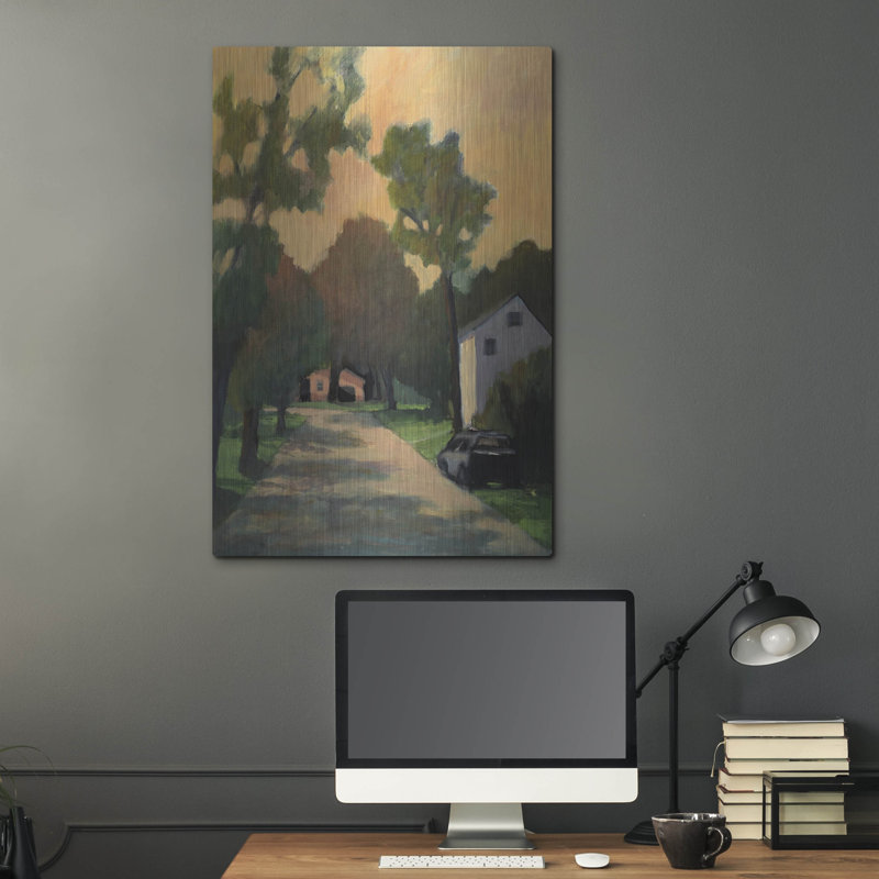 Art mural luxueux «At Dusk» par Jan L. Waldron, H 36 po x l 24 po