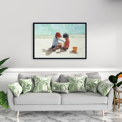 " Little Girls At The Beach "