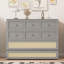 Lit escamotable double avec grands tiroirs, gris-1683429268