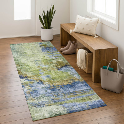 Tapis abstrait lavable à la machine de qualité supérieure Mayfield AMF2300