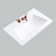 The Renovators Supply Inc. 19.68'' Gloss Porcelain Rectangular Bathroom Sink with Overflow