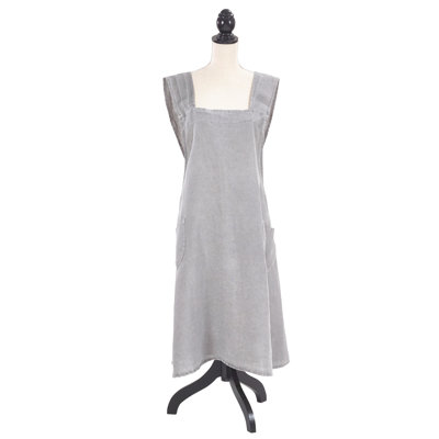Myron Solid Colour Linen Bib Apron