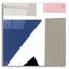  «Color Blocks 1» par Alicia Ludwig, art mural en verre acrylique, 24 po x 24 po