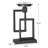 Caldwell Stacked Square 10.5" Black Aluminum Candle Holder-1575692851