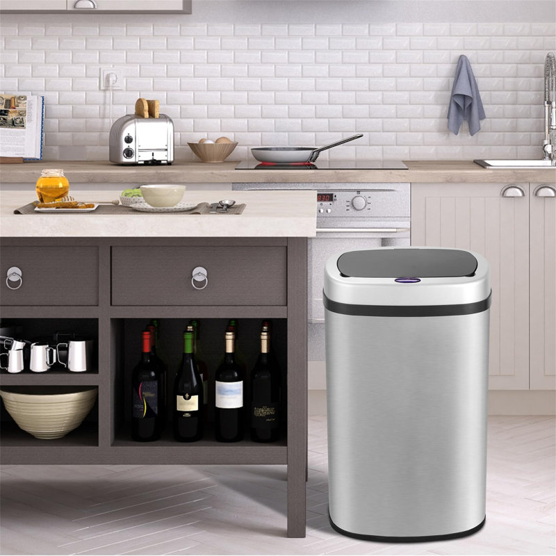 Roderik Metal Kitchen Trash Can - 219.55L
