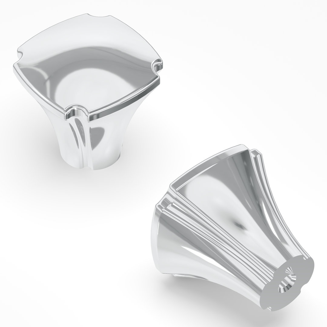 Veranda Collection 1-1/8 Inch Square Knob Hickory Hardware 