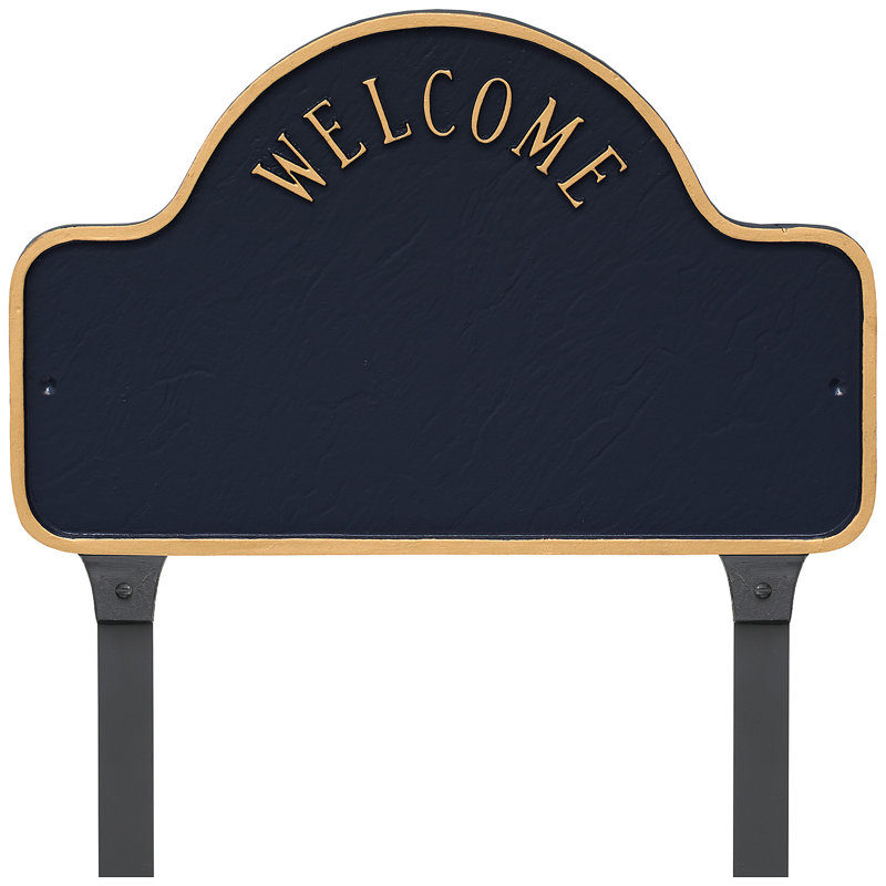 Lexington Arch Lawn Insert, Navy/Gold, Yes
