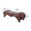 Banc rembourré en cuir véritable