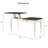 Heppman Adjustable Height Solid Wood Writing Desk