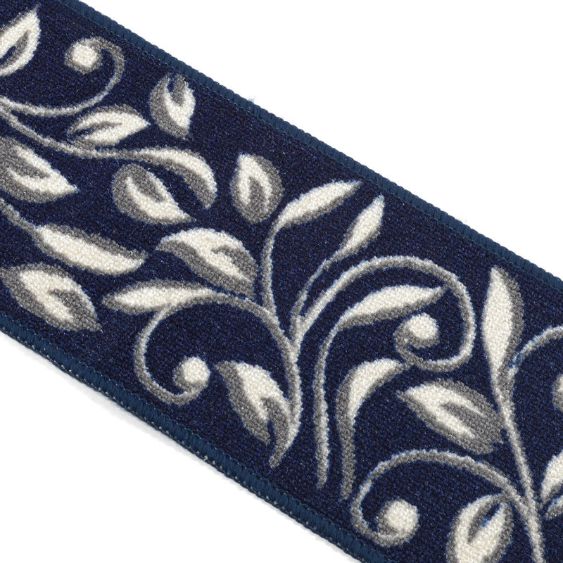 Tapis d'escalier intérieur antidérapant Arkeia, Marine