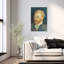 Self Portrait, 1887 Abstract Contemporary Portrait Wall Art Print 1 Piece Wrapped Canvas Wall Art