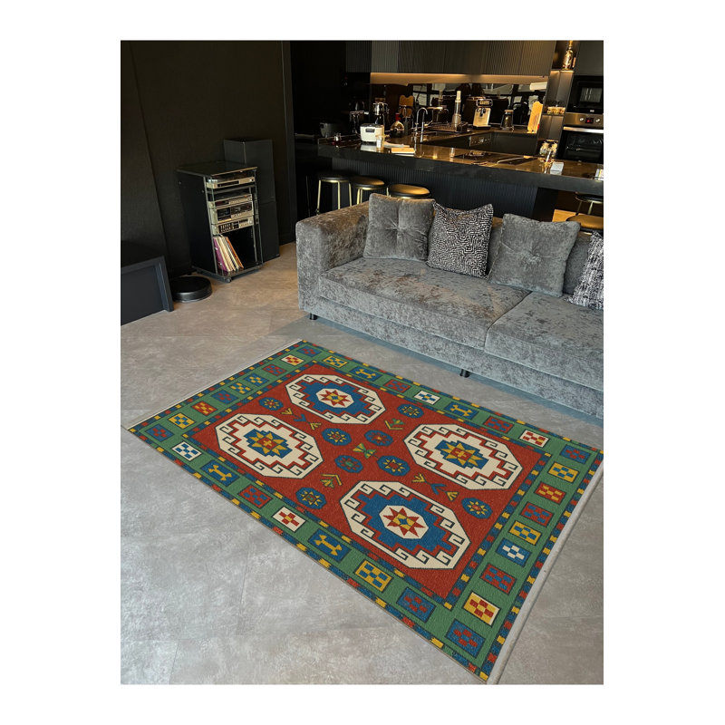 Tapis tissé à la main Mosso, 4'7" x 6'7"