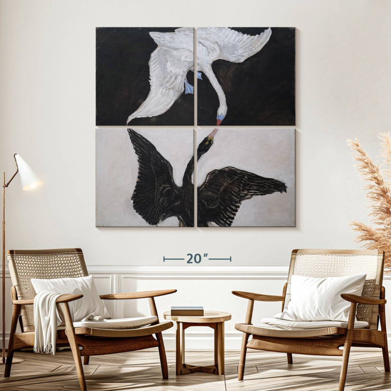 Brampt le cygne n ° 1, H 57 po x l 57 po