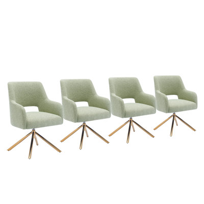 Upholstered Swivel Armchair