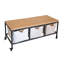 BANC EN BOIS / MÉTAL