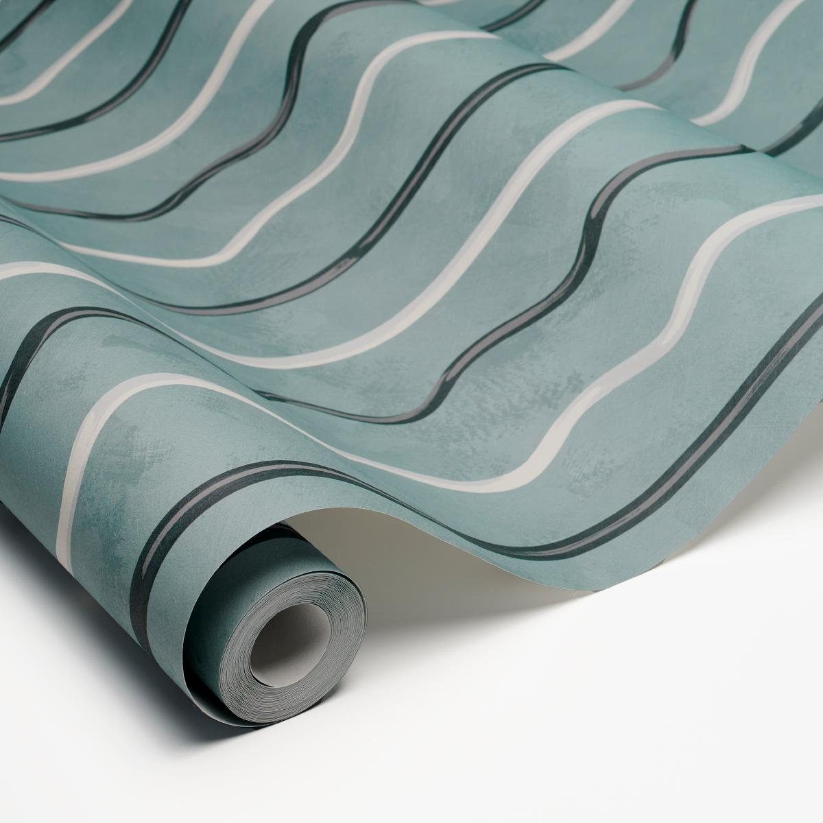 Backdrop Wallpaper Roll, Blue Gray