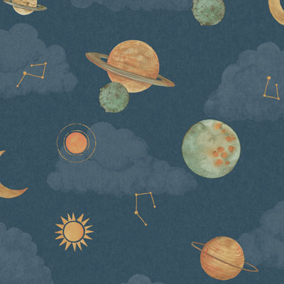 Little Dreamers Collection Journey Into Space Wallpaper Roll