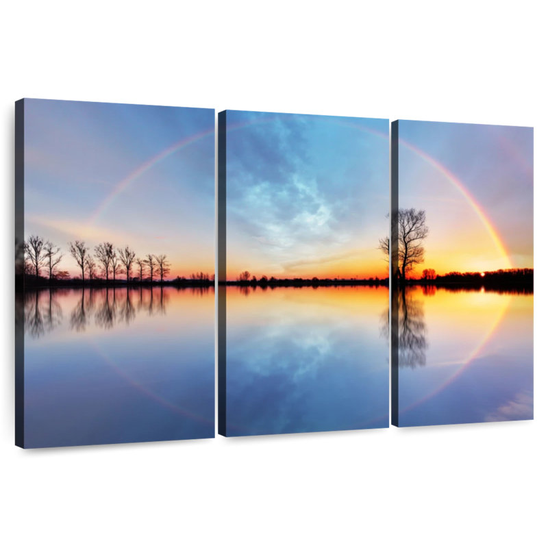 Kerrick Sunset Rainbow Reflection, 36" H x 57" W