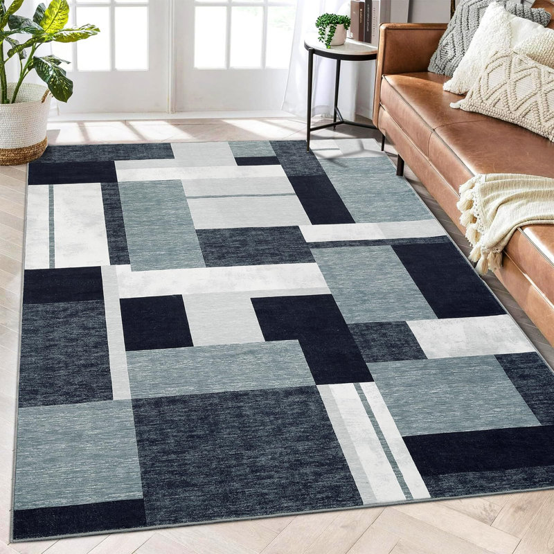 Washable Rug 10X13 Large Living Room Rugs