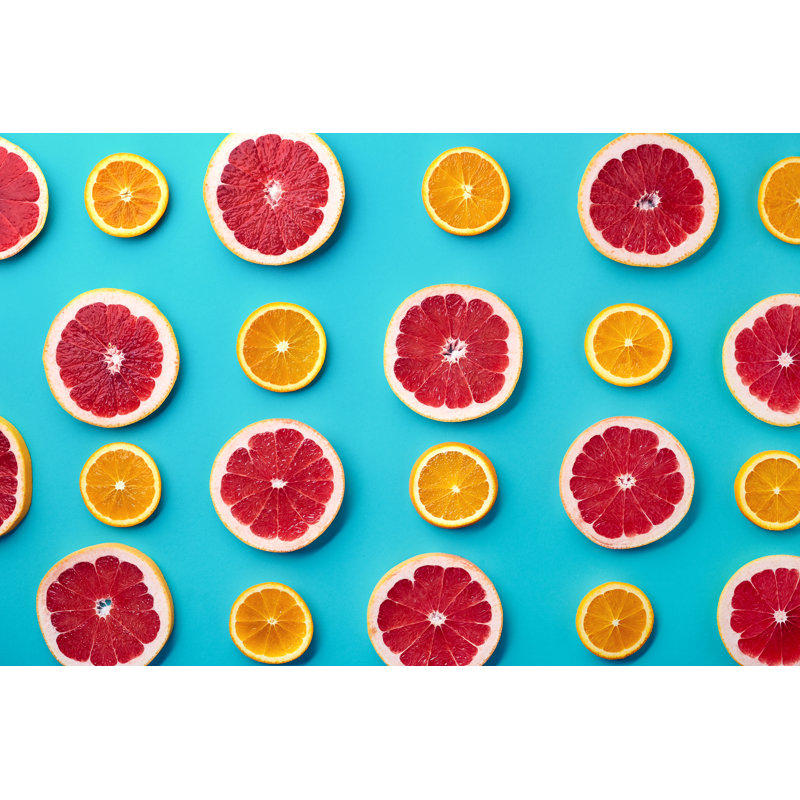 Pattern Of Fruit Slices by Baibaz - Wrapped Canvas Print, 30cm H x 46cm W