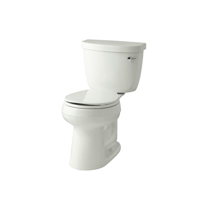 Cimarron 1.28 GPF Water Efficient Round  (Seat Not Included), Dune, Right-Hand