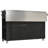 Outdoor Kitchen Island with Fir Wood & Stainless Steel Top, Ample Storage Space, Towel/Spice Racks, and Bottle Opener for Patio, Garden, or Backyard Use-129587152