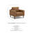 Faux Leather Armchair