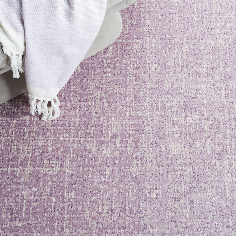 Tapis mauve / beige
