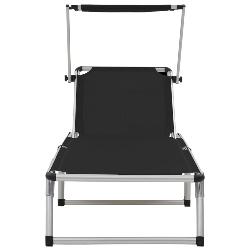Chaise longue Dolores, Noir