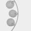 Lampe de table sphérique en métal tissé 30 pouces
