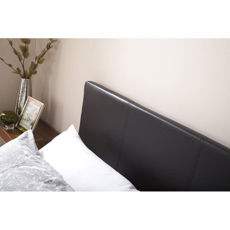 Morgana Upholstered Bed, Black, Small Double (4')