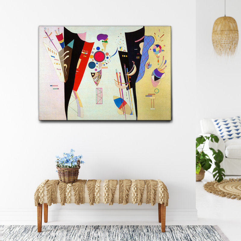 Accordo reciproco by Wassily Kandinsky - Rectangle Print on Canvas, 95cm H x 135cm W
