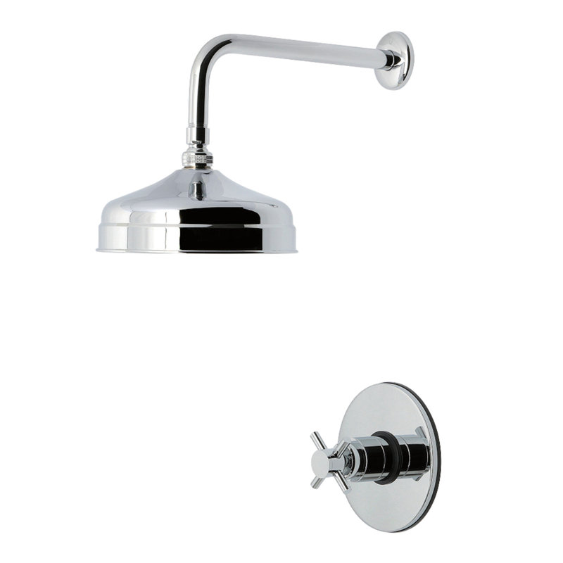 Kingston Concord Single-Handle Pressure Balanced Shower Faucet, Polished Chrome