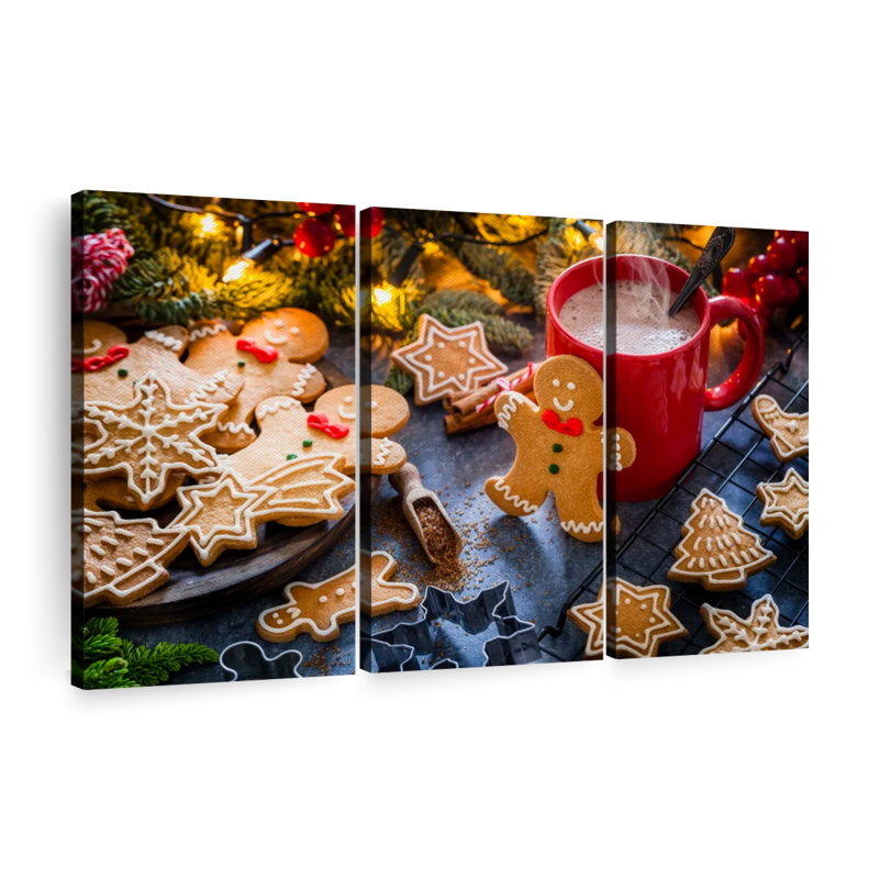 " Christmas Cookies ", 42" H x 65" W x 1.25" D