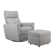 Soho Swivel Glider with Ottoman