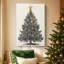 Snowige Cottage Carol - Toile tendue avec châssis de qualité supérieure-1200453073