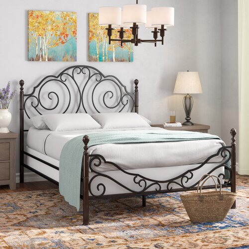 Three Posts™ Mariners Metal Open-Frame Bed & Reviews | Wayfair